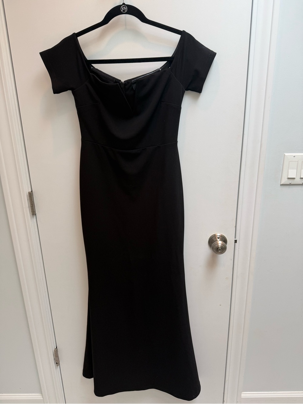 Lulu's Black Off-Shoulder Evening Gown